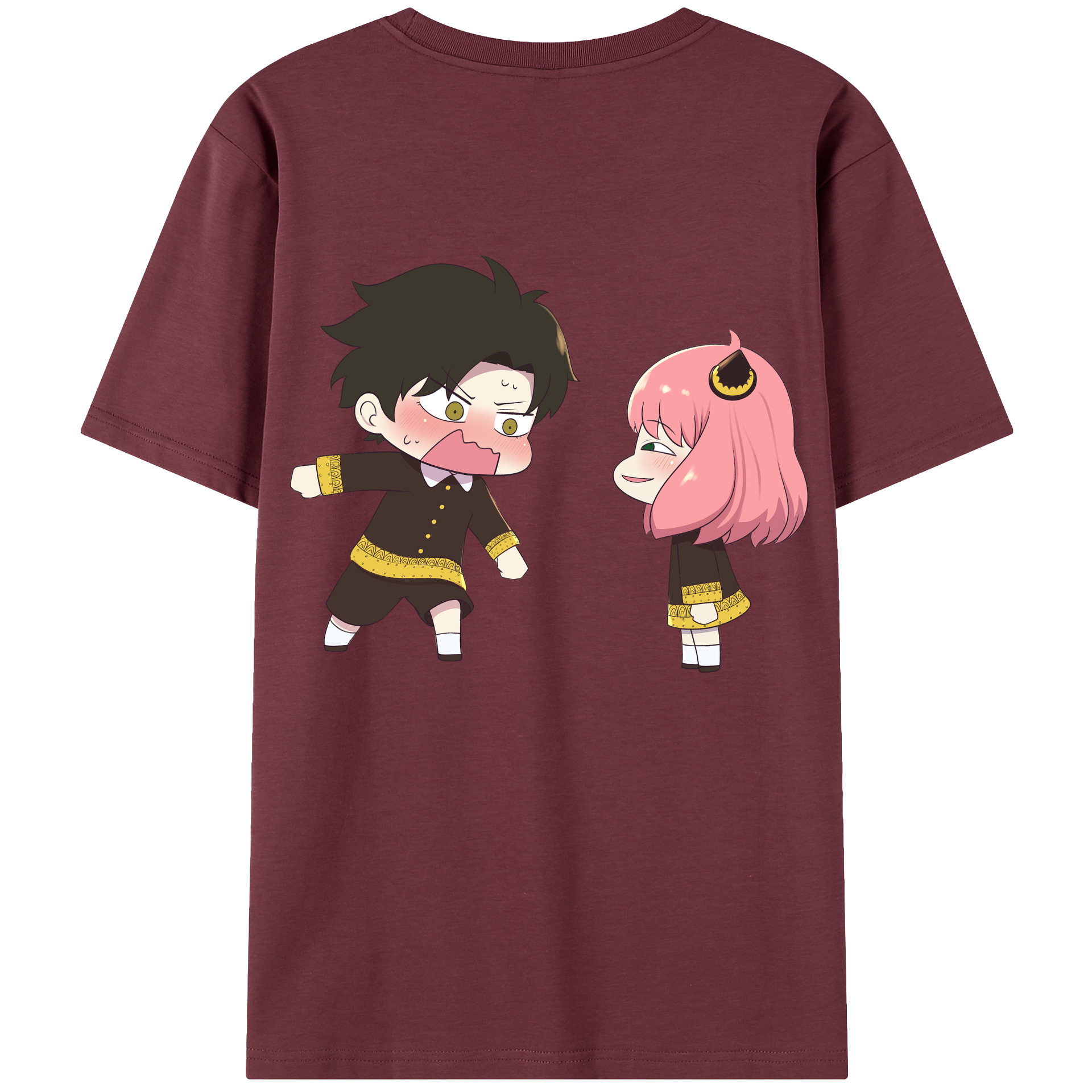 （画像用） SPY×FAMILY间谍家家酒 綿100％半袖Tシャツ（背面プリント）
